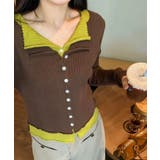 リブニットレイヤードトップス | SpRay | 詳細画像21 