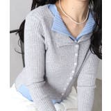 リブニットレイヤードトップス | SpRay | 詳細画像54 