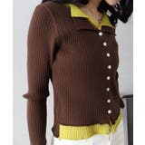 リブニットレイヤードトップス | SpRay | 詳細画像64 