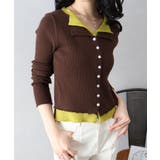 リブニットレイヤードトップス | SpRay | 詳細画像65 