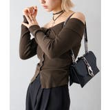 襟付きオフショルニット | SpRay | 詳細画像17 