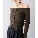 襟付きオフショルニット | SpRay | 詳細画像18 