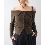 襟付きオフショルニット | SpRay | 詳細画像21 