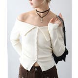 襟付きオフショルニット | SpRay | 詳細画像25 