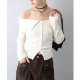 襟付きオフショルニット | SpRay | 詳細画像26 