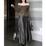 襟付きオフショルニット | SpRay | 詳細画像34 