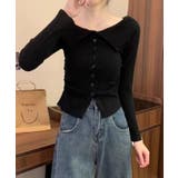 襟付きオフショルニット | SpRay | 詳細画像39 