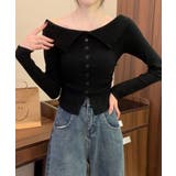 襟付きオフショルニット | SpRay | 詳細画像40 