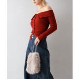 襟付きオフショルニット | SpRay | 詳細画像5 