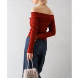 襟付きオフショルニット | SpRay | 詳細画像6 