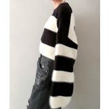 シャギーボーダークロップドニット | SpRay | 詳細画像51 