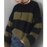 シャギーボーダークロップドニット | SpRay | 詳細画像62 