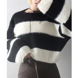 シャギーボーダークロップドニット | SpRay | 詳細画像69 