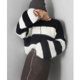 シャギーボーダークロップドニット | SpRay | 詳細画像70 