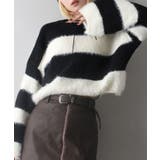 シャギーボーダークロップドニット | SpRay | 詳細画像72 