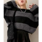 シャギーボーダークロップドニット | SpRay | 詳細画像76 