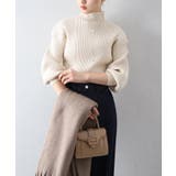 ボリューム袖ボトルネックニット | SpRay | 詳細画像33 