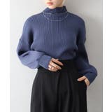 ボリューム袖ボトルネックニット | SpRay | 詳細画像35 