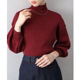 ボリューム袖ボトルネックニット | SpRay | 詳細画像50 