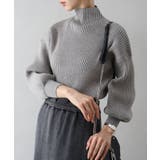 ボリューム袖ボトルネックニット | SpRay | 詳細画像60 