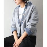 デニム切替フェイクレイヤードカーディガン | SpRay | 詳細画像54 