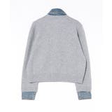 デニム切替フェイクレイヤードカーディガン | SpRay | 詳細画像59 