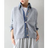 デニム切替フェイクレイヤードカーディガン | SpRay | 詳細画像69 