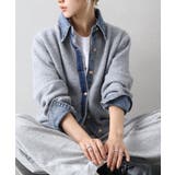 デニム切替フェイクレイヤードカーディガン | SpRay | 詳細画像78 