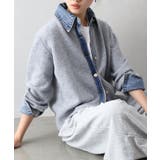 デニム切替フェイクレイヤードカーディガン | SpRay | 詳細画像79 