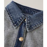 デニム切替フェイクレイヤードカーディガン | SpRay | 詳細画像83 