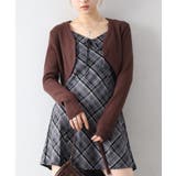 ダークブラウン | ニットボレロ | SpRay