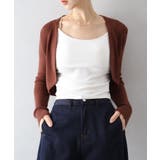 ライトブラウン | ニットボレロ | SpRay