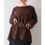 ベルト付フェザーＢＩＧニット | SpRay | 詳細画像4 