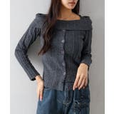 チャコールグレー | オフタートルニット | SpRay