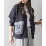 デニムポケットZIPカーディガン | SpRay | 詳細画像10 