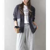 デニムポケットZIPカーディガン | SpRay | 詳細画像12 