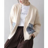 デニムポケットZIPカーディガン | SpRay | 詳細画像16 