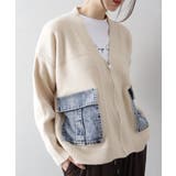 デニムポケットZIPカーディガン | SpRay | 詳細画像23 