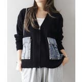 デニムポケットZIPカーディガン | SpRay | 詳細画像34 