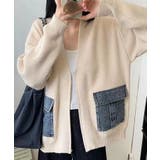 デニムポケットZIPカーディガン | SpRay | 詳細画像45 