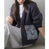 デニムポケットZIPカーディガン | SpRay | 詳細画像6 