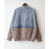 デニム切替ニットカーディガン | SpRay | 詳細画像49 