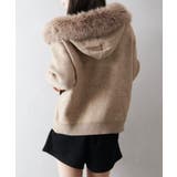 ファー付ニットロングジップパーカー | SpRay | 詳細画像13 