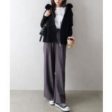 ファー付ニットロングジップパーカー | SpRay | 詳細画像26 