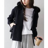 ファー付ニットロングジップパーカー | SpRay | 詳細画像28 