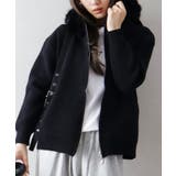 ファー付ニットロングジップパーカー | SpRay | 詳細画像30 