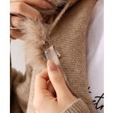 ファー付ニットロングジップパーカー | SpRay | 詳細画像38 