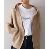 ファー付ニットロングジップパーカー | SpRay | 詳細画像39 