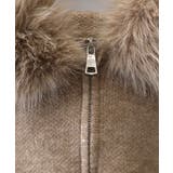 ファー付ニットロングジップパーカー | SpRay | 詳細画像41 