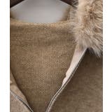 ファー付ニットロングジップパーカー | SpRay | 詳細画像45 